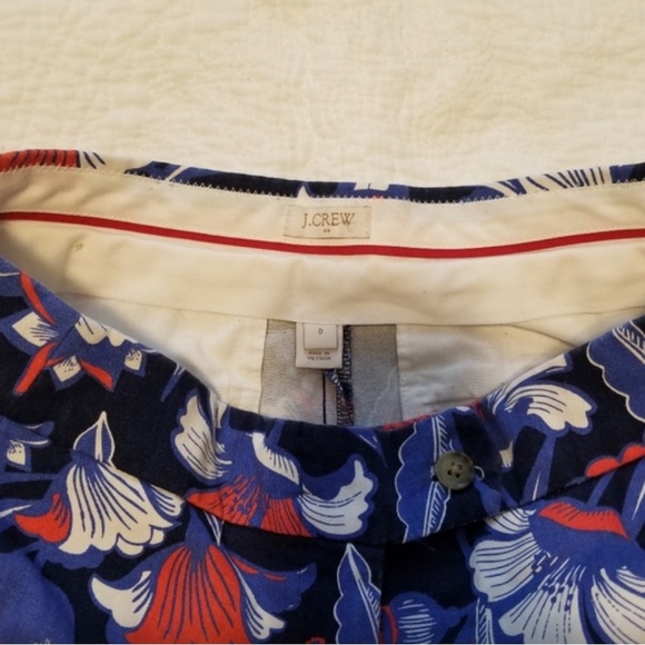 J.Crew Floral Shorts Size 0 EUC - Picture 5 of 5